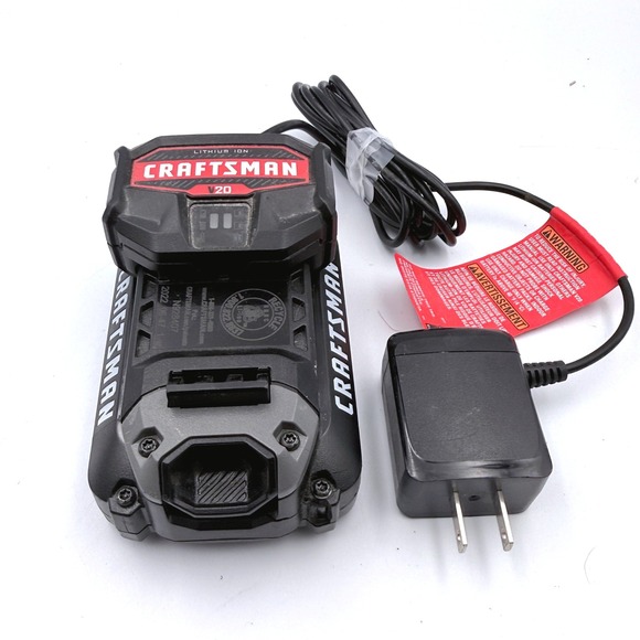 craftsman Other - Craftsman Battery and Charger V20 1.5Ah Lithium‎ Ion CMCB2015 Black Red